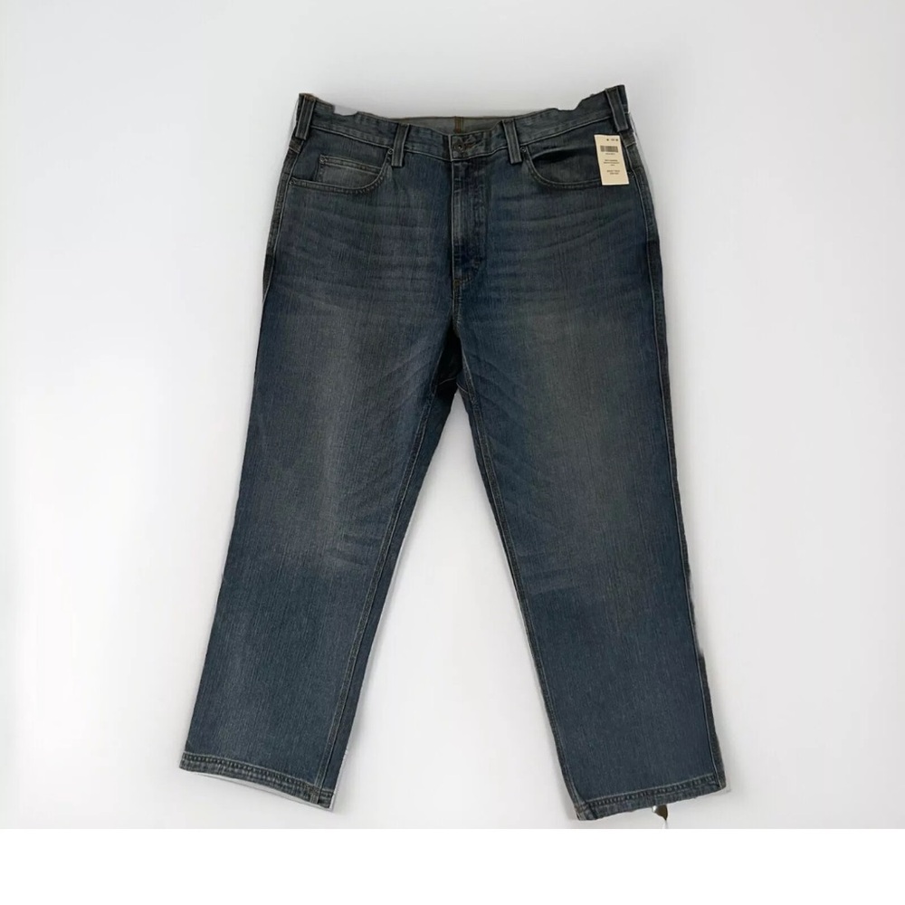 NWT Duluth Men’s Flex Ballroom Relaxed Fit Jeans Size 38x30 Medium Blue Wash